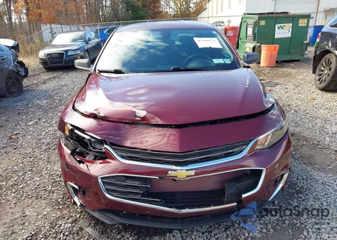 2016 Chevrolet Malibu Ls z USA, uszkodzony, nr VIN 1G1ZB5ST9GF307964